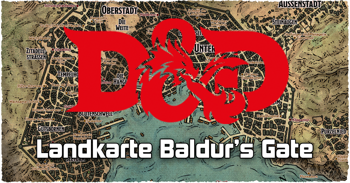 Dungeons & Dragons: Landkarte Baldur’s Gate